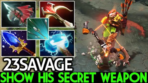23SAVAGE [Windranger] Show His Secret Weapon Carry Too Much OP Dota 2