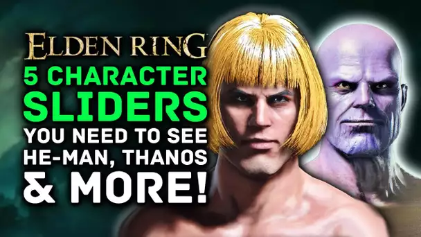 Elden Ring - 5 Character Creation Sliders You Need to See! He-Man, Thanos & More!