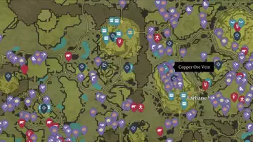 Interactive map V Rising: Copper, chests... Where to find all the resources in 1 click