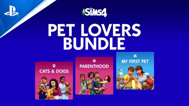 Sims Essentials Bundle 1 - Pet Lovers (Cats & Dogs, Parenthood, My First Pet) | PS4 Games