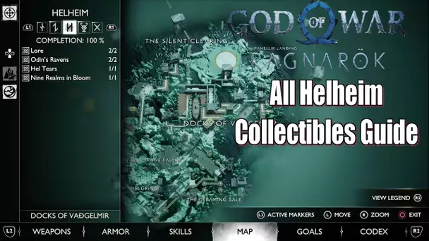 God of War Ragnarök All Helheim Collectibles Guide