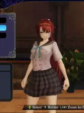 Nights of Azure 2: Bonus Costume - Blue High School Uniform