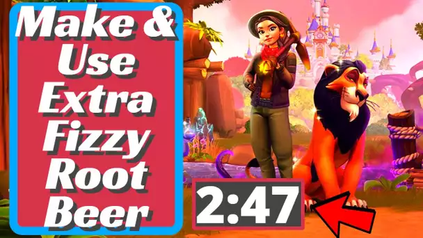 How To Make and Use Extra Fizzy Root Beer in Disney Dreamlight Valley