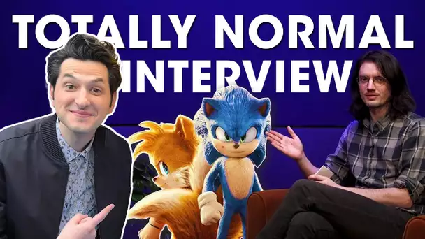Ben Schwartz from Sonic the Hedgehog 2 does the second-fastest interview ever