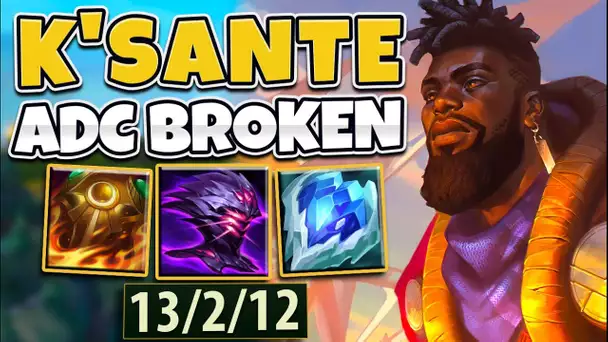No One Ever Thought This Would Work... K'Sante ADC IS INSANE!! - League of Legends