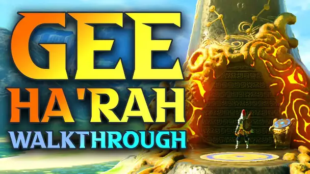 Gee Ha'rah Shrine Guide - Legend Of Zelda Breath Of The Wild Walkthrough