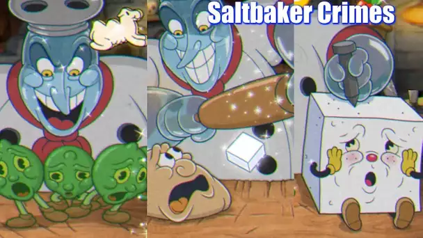 Chef Saltbaker Killing All Ingredients Cuphead DLC