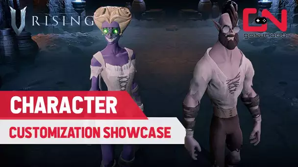 V Rising CHARACTER CUSTOMIZATION Female & Male Showcase - With Founder's Pack Accessories