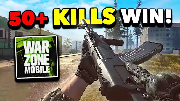 WARZONE MOBILE 50+ KILLS RECORD GAMEPLAY! 150 PLAYERS! (NEW UPDATE)