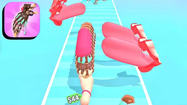 Ice Cream Runner ​- All Levels Gameplay Android,ios (Levels 1-4)
