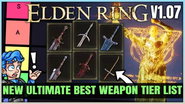 The New MOST POWERFUL Weapons Tier List - Best Str Dex Int Faith & Arcane Weapons in Elden Ring!