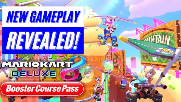 Mario Kart 8 Deluxe New Sky High Sundae Gameplay Footage Reveal Booster Course Pass Wave 2