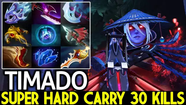 TIMADO [Drow Ranger] Super Hard Carry 30 Kills Insane Comeback Dota 2