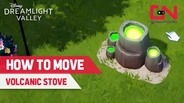 How to Pick Up & Move Volcanic Stove in Disney Dreamlight Valley