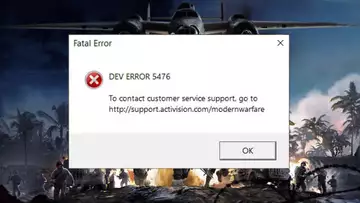 Dev Error 5476: How to fix this Warzone glitch ? Quick way guide !