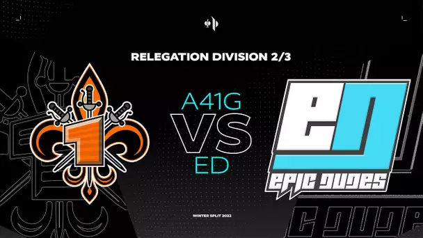 A41G vs. ED | Relegation Div2/3 | Strauss Prime League