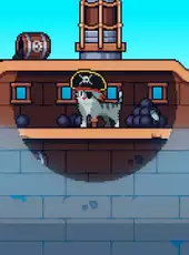 Rooftop Rascal: The Pirate Cat