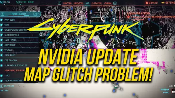 Cyberpunk 2077 Map Glitch Problem Caused By Nvidia Drivers! How to Fix it!