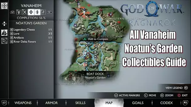God of War Ragnarök All Vanaheim Noatun's Garden Collectibles Guide