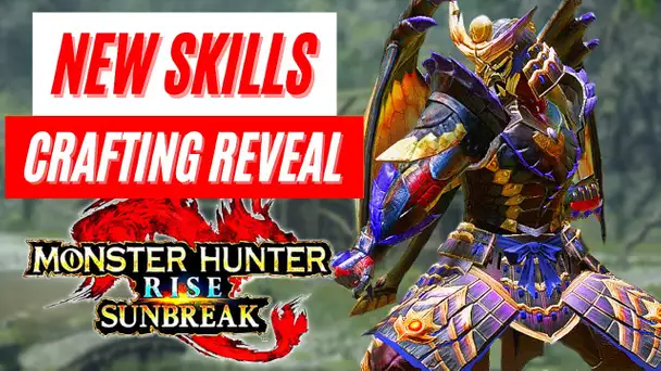 New Skills Reveal Qurious Crafting DLC Monster Hunter Rise Sunbreak News