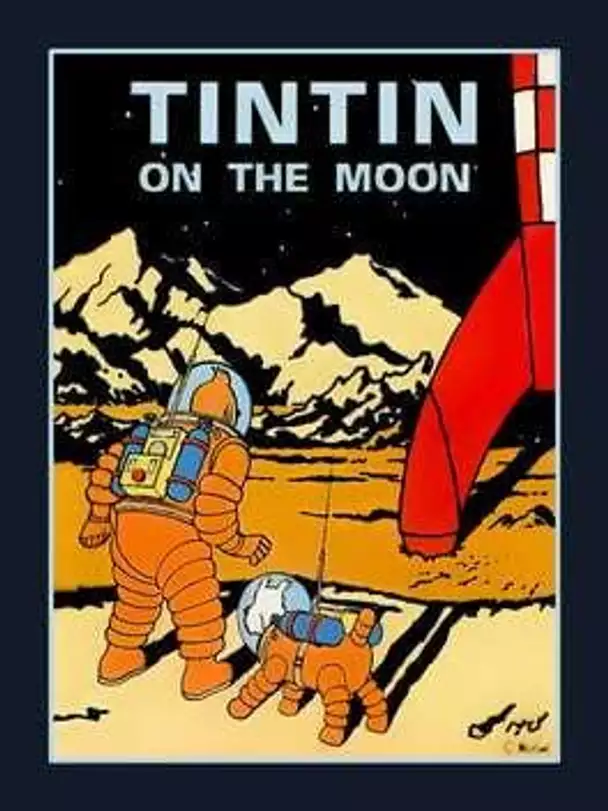 Tintin on the Moon
