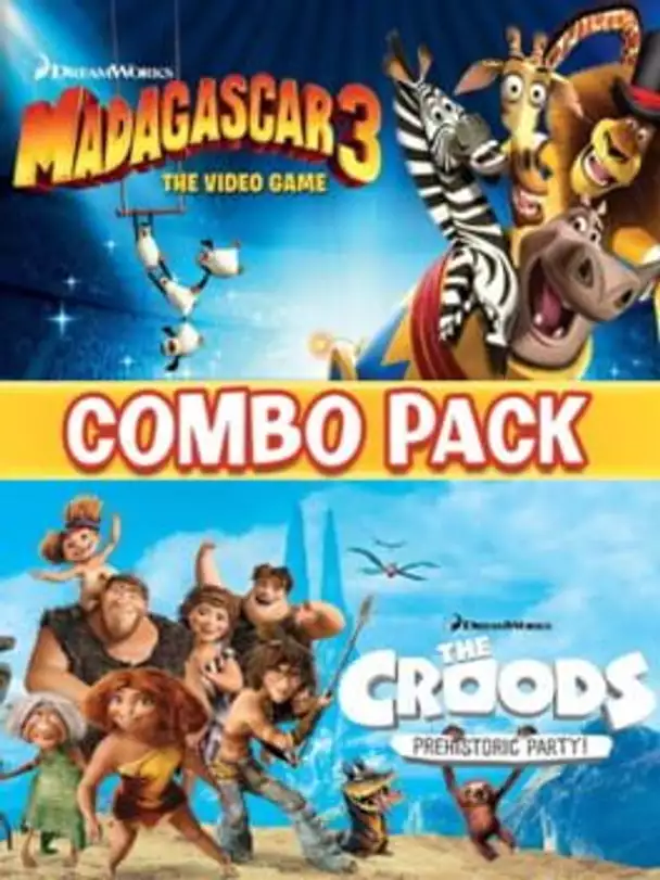 Madagascar 3 & The Croods: Prehistoric Party Combo Pack