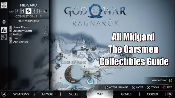 God of War Ragnarök All Midgard The Oarsmen Collectibles Guide