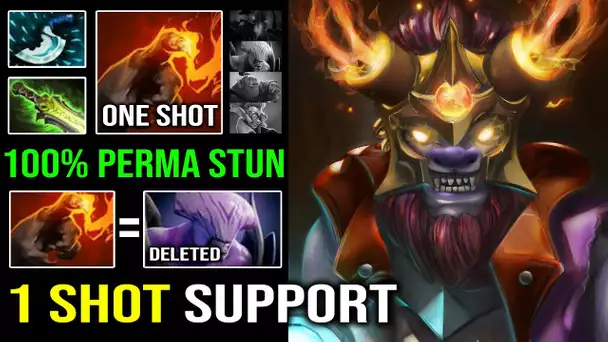 When You Get 1 Shot by a Support Lion 100% Perma Lock Stun Deleted Void From Offlane Dota 2