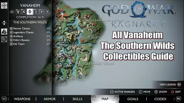 God of War Ragnarök All Vanaheim The Southern Wilds Collectibles Guide