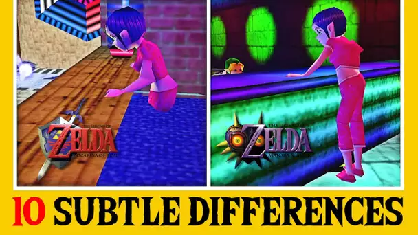 10 Subtle Differences Between Zelda Ocarina of Time and Majora's Mask (Part 2)