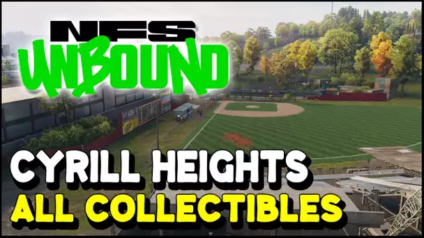 Need for Speed Unbound CYRILL HEIGHTS All Collectible Locations