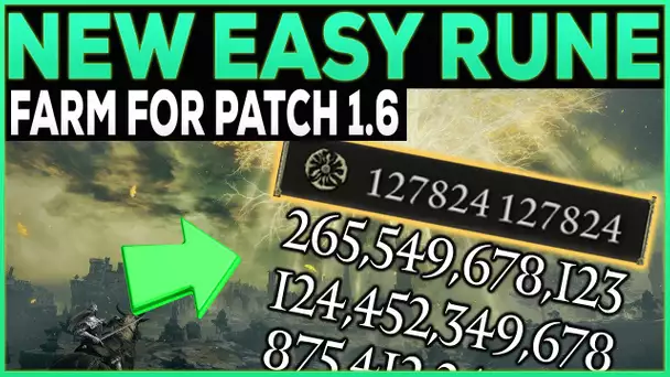 Elden Ring BEST RUNE FARM Patch 1.06 - 20+ Million Runes Easy! NEW Glitch Fast Rune Farm Exploit