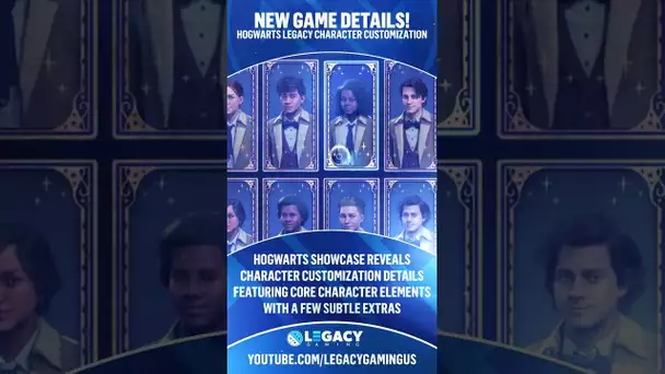 Character Customization Unveiled! Hogwarts Showcase Guides Us Through The New Character Experience