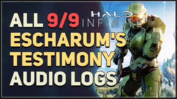All 9 Escharum's Testimony Banished Audio Logs Halo Infinite