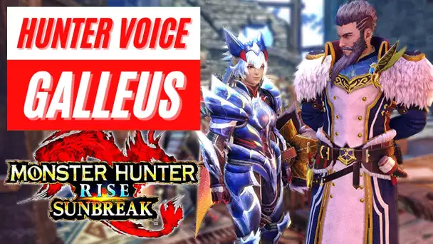 New Galleus Hunter Voice Pack DLC Gameplay Trailer Monster Hunter Rise Sunbreak News