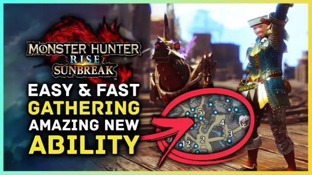 Monster Hunter Rise Sunbreak - NEW Gathering Armor Set + AMAZING New Palamute Feature