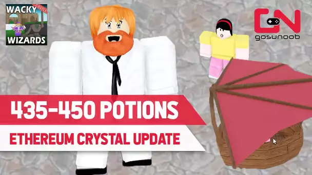 Wacky Wizards All Free Ethereum Crystal POTIONS from 🏰Sky Castle Update [435-450]