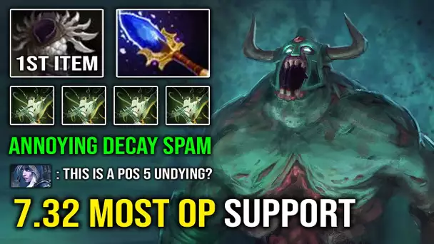 When You Get Carried by a Hard Support Hero | WTF 1st Item Blade Mail Annoying Undying Dota 2