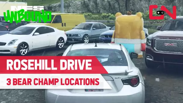 Rosehill Drive Bear Champ Locations in Need for Speed Unbound
