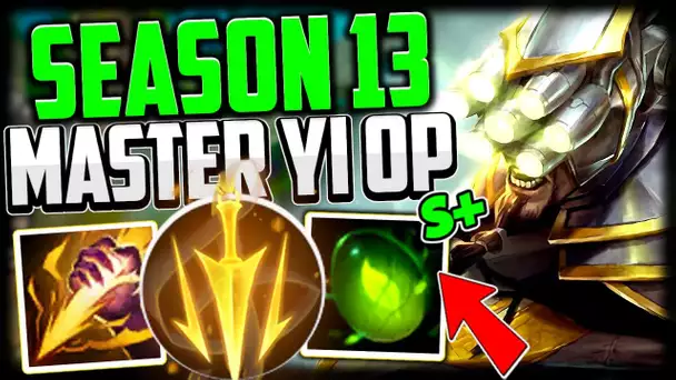 WHY MASTER YI IS BETTER IN SEASON 13 | Master Yi Jungle Guide Pre Season 13 - League of Legneds