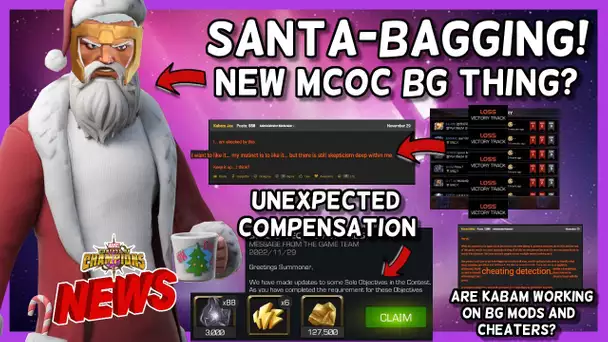 The New Santa-Bagging BG Craze is Wholesome | Energy Compensation | BG Modders/Cheaters & More [MCN]