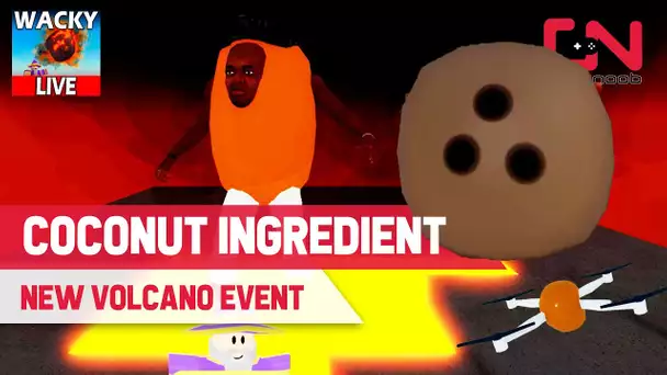 Wacky Wizards How to Unlock 'COCONUT' - New Volcano Event Ingredient