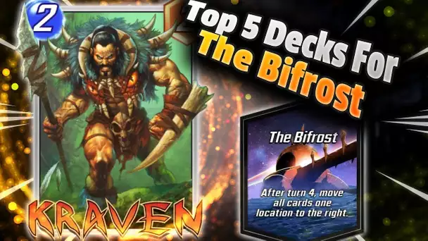 Top 5 Best Decks For The Bifrost! Featured Location Pool 1, 2, and 3 Decks   Marvel Snap