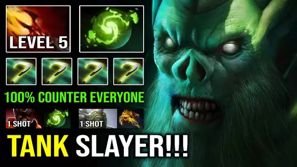 TANK SLAYER!!! Double Reaper 1 Shot Everyone Necrophos 100% Counter Mid Dota 2