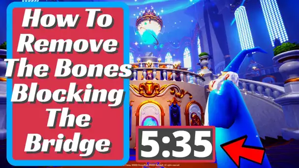 How To Remove The Bones Blocking The Bridge In Disney Dreamlight Valley