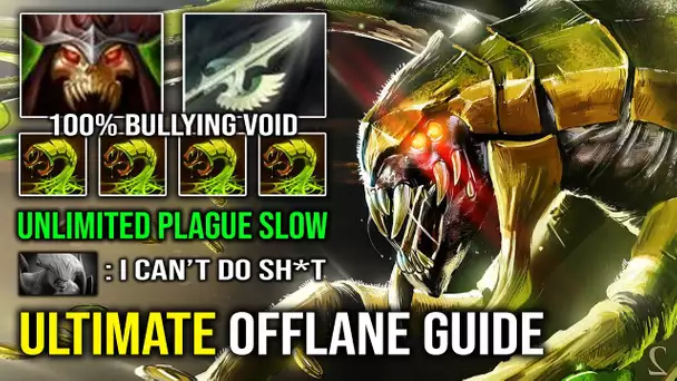 NEW Ultimate Offlane Venomancer Guide 100% Deleted Void with Unlimited Plague Ward Dota 2