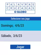 Palavras Cruzadas: O Globo