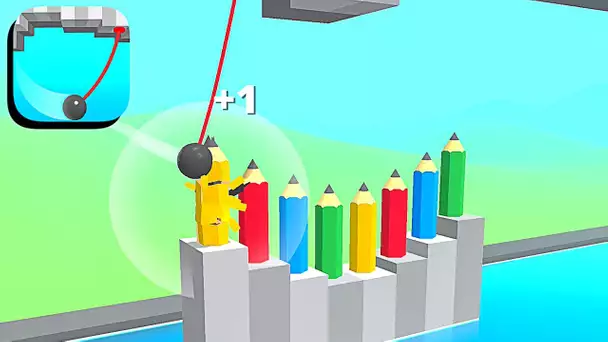 Swing Blast ​- All Levels Gameplay Android,ios (Levels 2-7)