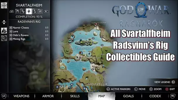 God of War Ragnarök All Svartalfheim Radsvinn's Rig Collectibles Guide