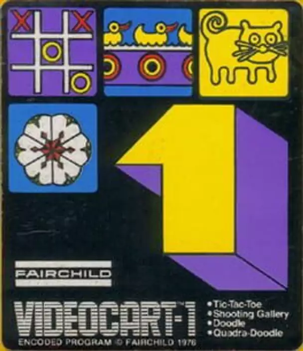 Videocart-1: Tic-Tac-Toe & Shooting Gallery & Doodle & Quadra-Doodle